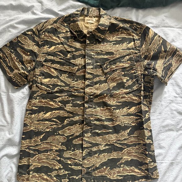 Taylor Stitch The Jungle Shirt in Tiger Camo - Size XL/44 - Picture 1 of 6